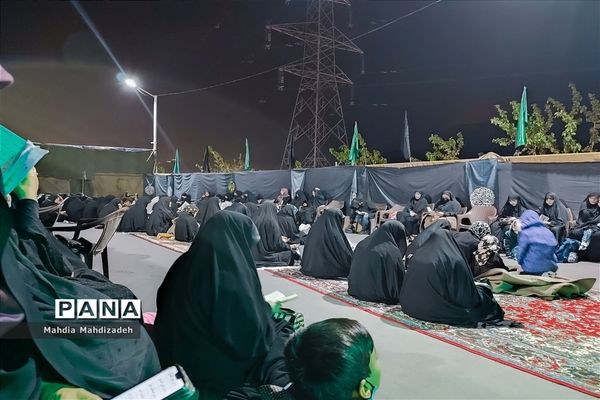 مراسم عزاداری شهادت امیرالمؤمنین و احیای بیست و یکم ماه رمضان در جوار شهدای مدافع حرم