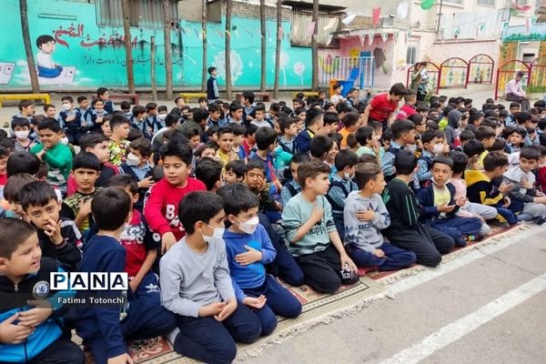 مراسم شهادت امام اول شیعیان در دبستان بعثت ناحیه 3 شیراز