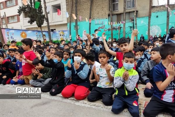 مراسم شهادت امام اول شیعیان در دبستان بعثت ناحیه 3 شیراز