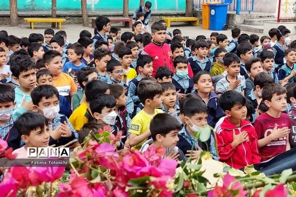 مراسم شهادت امام اول شیعیان در دبستان بعثت ناحیه 3 شیراز