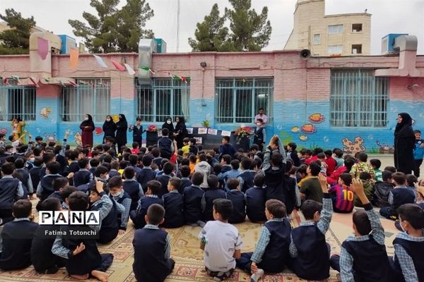 مراسم شهادت امام اول شیعیان در دبستان بعثت ناحیه 3 شیراز