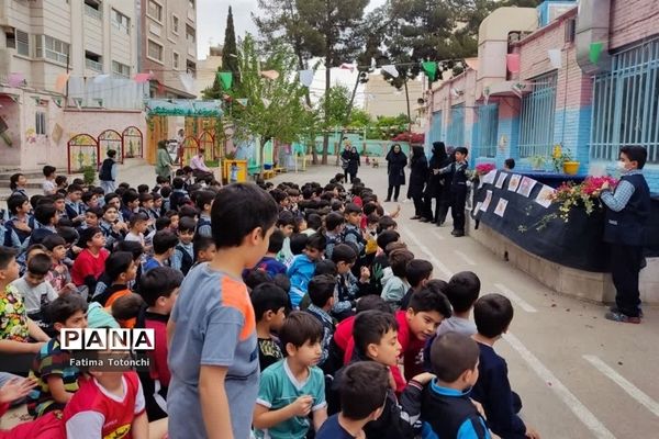 مراسم شهادت امام اول شیعیان در دبستان بعثت ناحیه 3 شیراز