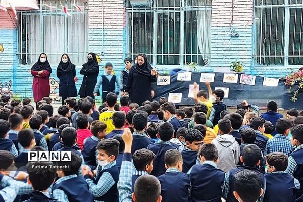 مراسم شهادت امام اول شیعیان در دبستان بعثت ناحیه 3 شیراز