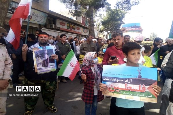 راهپیمایی روز قدس با حضور مردم تربت جام