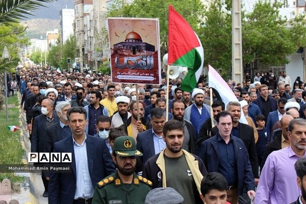 راهپیمایی روز جهانی قدس در ایلام