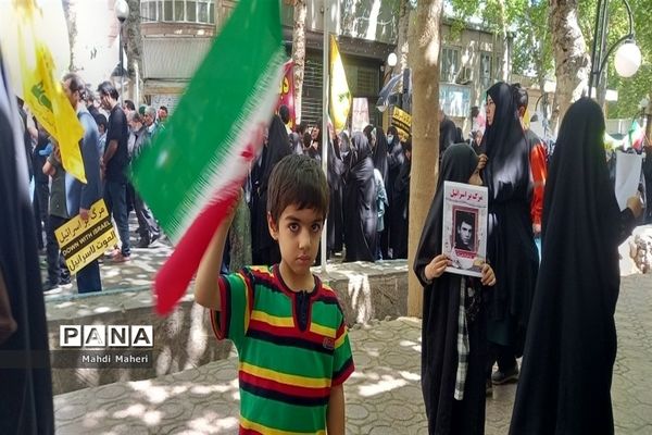 راهپیمایی روز جهانی قدس در شهرستان طرقبه شاندیز