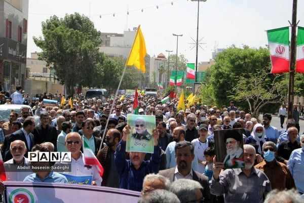 راهپیمایی روز جهانی قدس در بوشهر