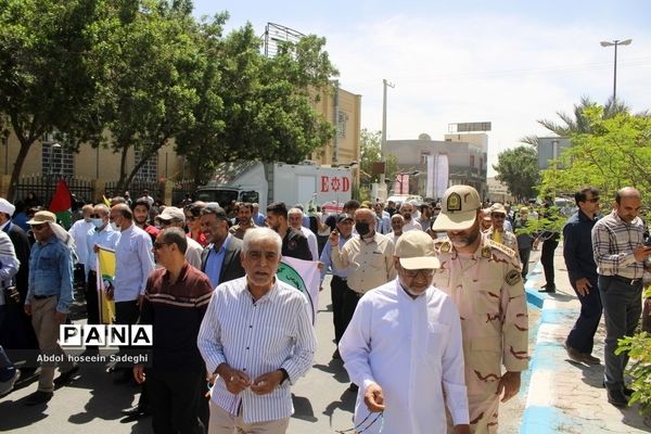 راهپیمایی روز جهانی قدس در بوشهر