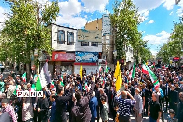 راهپیمایی روز جهانی قدس در شهرستان نظرآباد