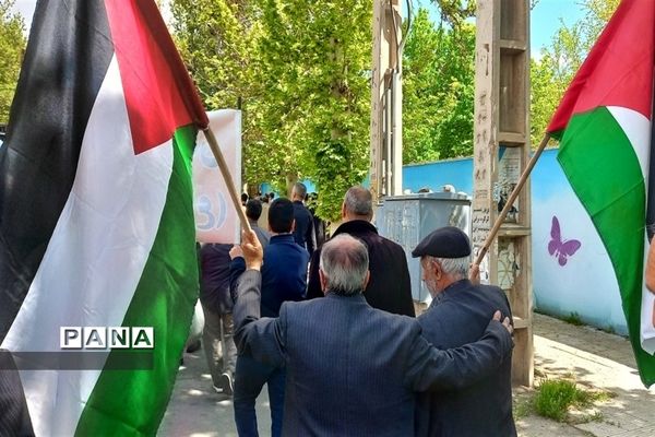 راهپیمایی روز جهانی قدس در شهرستان نظرآباد