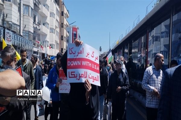 حضور کودکان و نوجوانان در راهپیمایی روز قدس