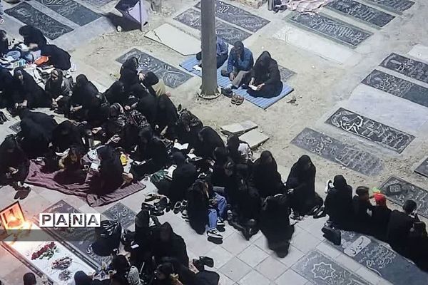 مراسم احیای شب بیست و سوم ماه رمضان در آستان مقدس امامزادگان طاهر و مطهر شهرستان ورامین