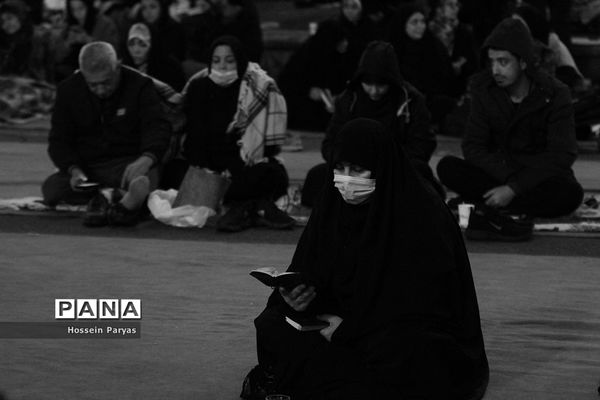 مراسم احیای شب بیست و سوم ماه رمضان در میدان فلسطین تهران