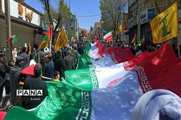 راهپیمایی روز قدس در شهرکرد