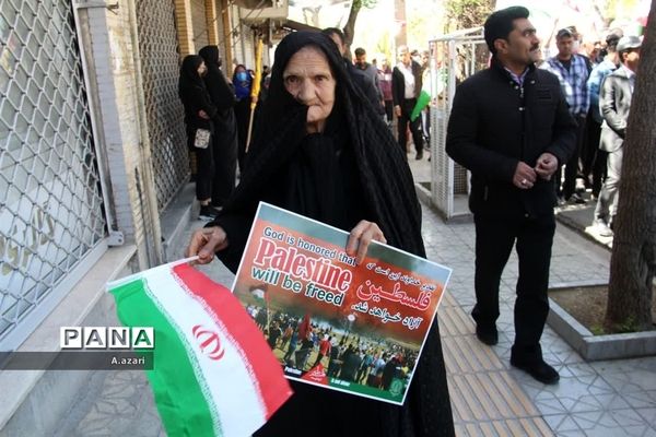 راهپیمایی روز قدس در شهرکرد