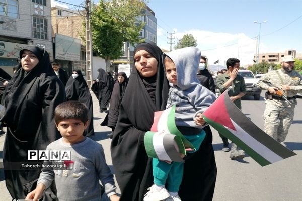 راهپیمایی روز قدس در صفادشت