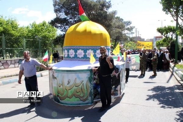 حمایت پرشور گلستانی‌ها از مردم فلسطین در راهپیمایی روز قدس