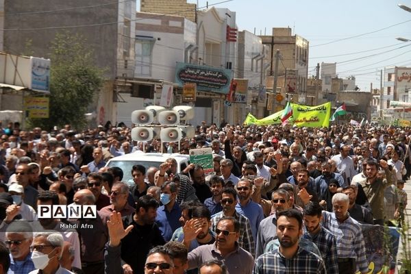 برگزاری راهپیمایی روز جهانی قدس در بهبهان