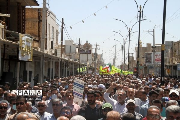 برگزاری راهپیمایی روز جهانی قدس در بهبهان