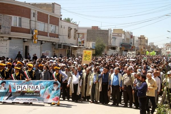 برگزاری راهپیمایی روز جهانی قدس در بهبهان