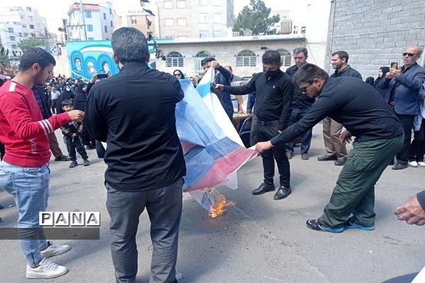 راهپیمایی شکوهمند روز جهانی قدس با حضور پرشور اقشار مختلف مردم شریف و شهید پرور شهرستان قدس