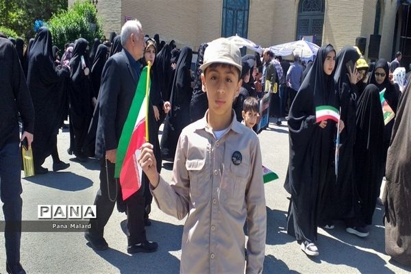 حضور مردم انقلابی شهرستان ملارد در راهپیمایی روز قدس