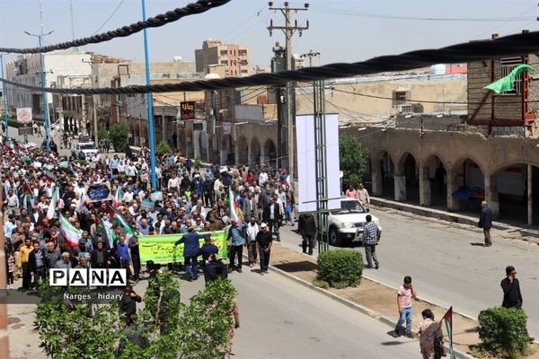 برگزاری راهپیمایی روز جهانی قدس در امیدیه