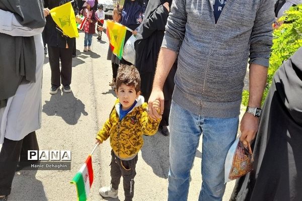 حضور پرشور مردم غیور شهرستان پاکدشت در راهپیمایی روز قدس