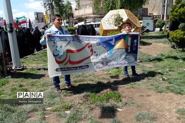 حضور پرشور مردم غیور شهرستان پاکدشت در راهپیمایی روز قدس