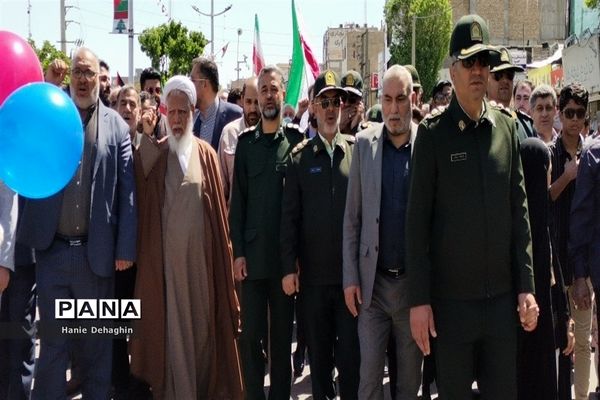 حضور پرشور مردم غیور شهرستان پاکدشت در راهپیمایی روز قدس