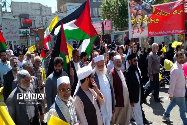 حضور پرشور مردم غیور شهرستان پاکدشت در راهپیمایی روز قدس