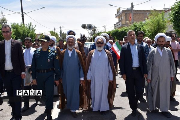 راهپیمایی روز جهانی قدس در بهاباد