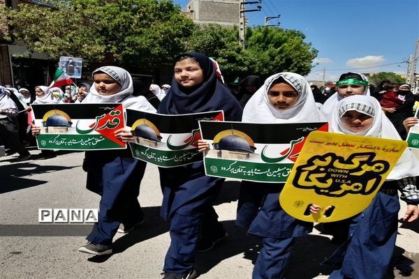 راهپیمایی روز قدس در شهرستان جوادآباد