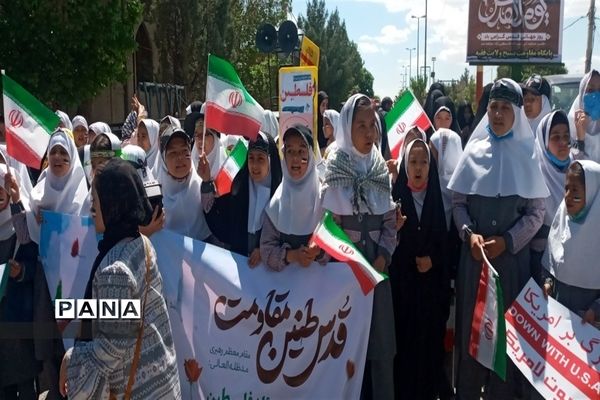 راهپیمایی روز قدس در شهرستان جوادآباد