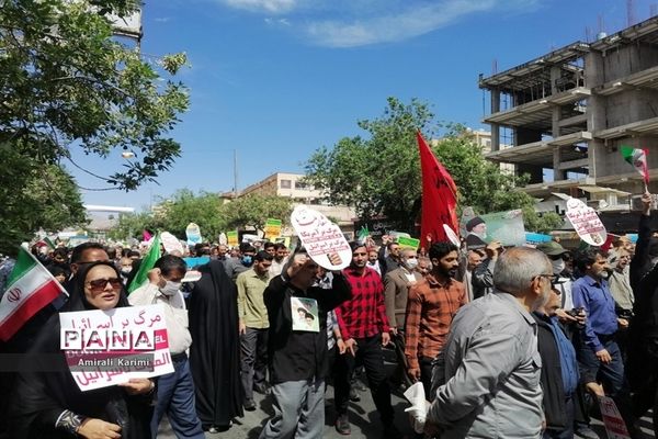 حضور پررنگ کودکان و نوجوانان شیرازی در راهپیمایی روز قدس