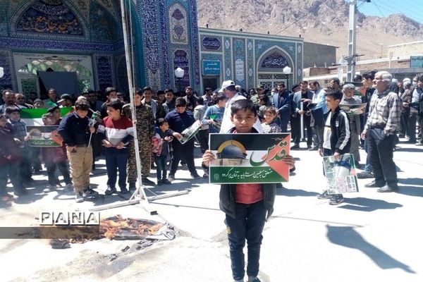 حضور پرشور مردم شهرستان بن در راهپیمایی روز قدس