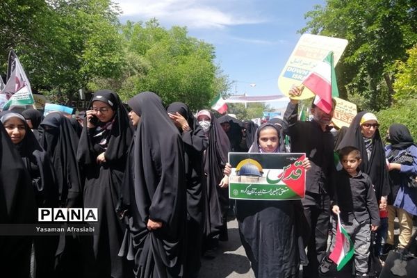 راهپیمایی باشکوه روز قدس در شیراز