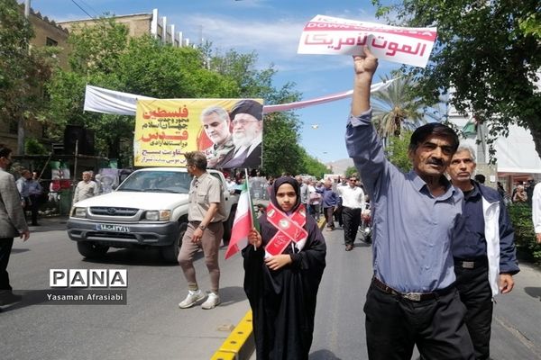 راهپیمایی باشکوه روز قدس در شیراز