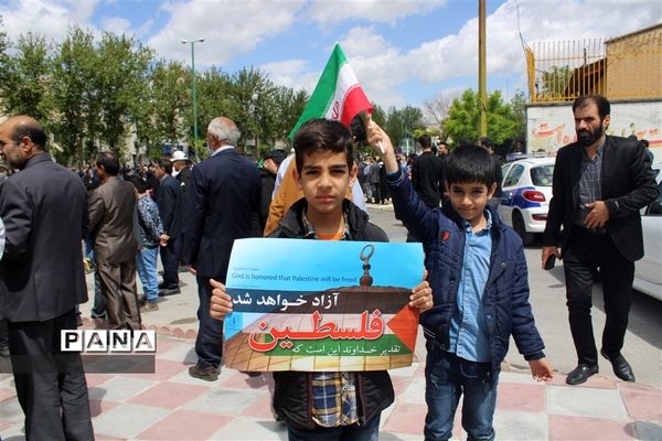 حضور با شکوه مردم خرم آباد در راهپیمایی روز جهانی قدس