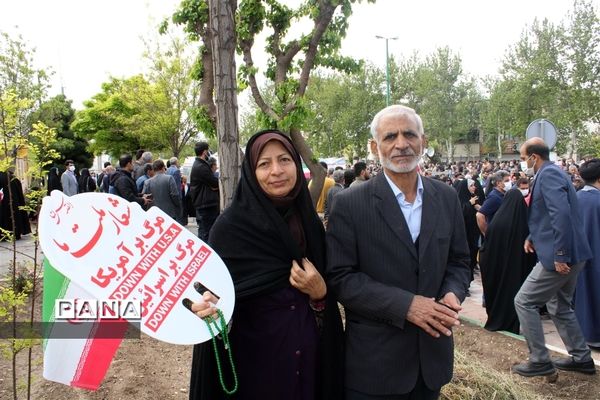 حضور با شکوه مردم خرم آباد در راهپیمایی روز جهانی قدس