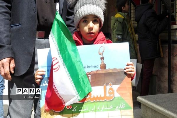 حماسه حضور مردم آذرشهر در راهپیمایی روز قدس