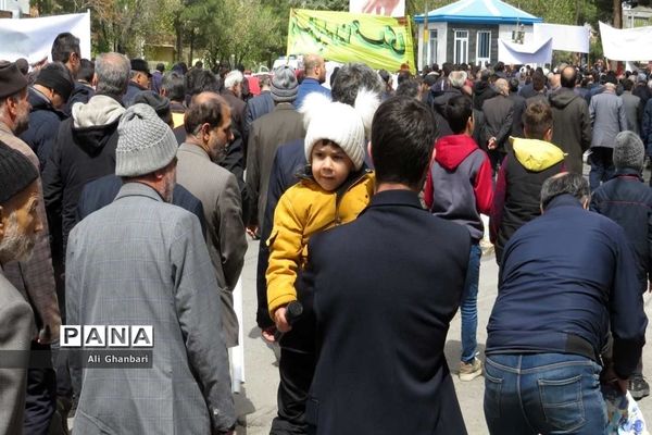 حماسه حضور مردم آذرشهر در راهپیمایی روز قدس