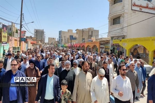 راهپیمایی روز قدس در شادگان