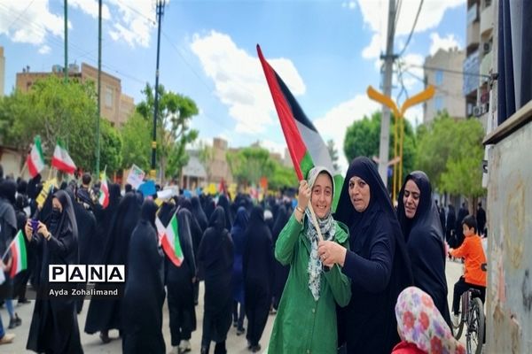 راهپیمایی بزرگ روز جهانی قدس در شهرستان رباط‌کریم