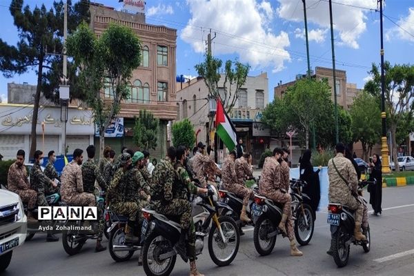 راهپیمایی بزرگ روز جهانی قدس در شهرستان رباط‌کریم