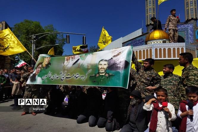 راهپیمایی روز قدس در شهرستان نجف آباد