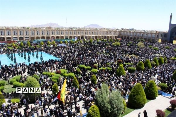 حماسه حضور مردم اصفهان در روز قدس