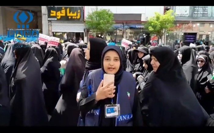 راهپیمایی روز قدس درشهر محمدیه استان قزوین/فیلم