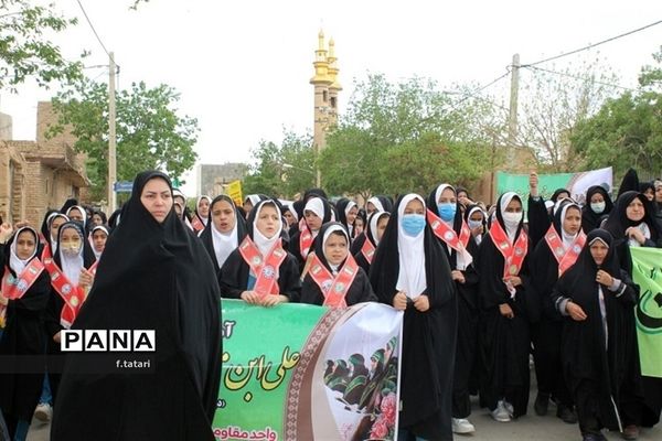 راهپیمایی باشکوه روز قدس در شهر صفی آباد