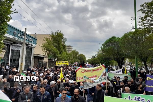 راهپیمایی روز جهانی قدس درقزوین